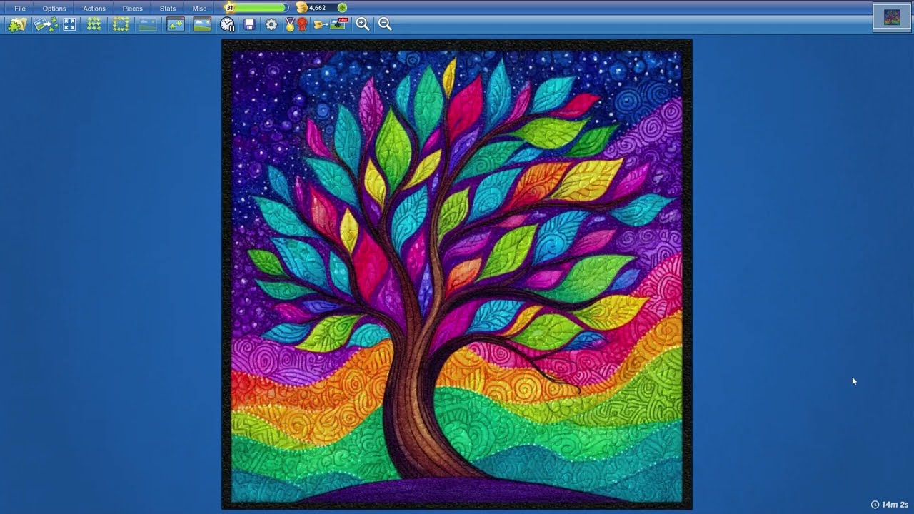Rainbow Tree in 14min2s
