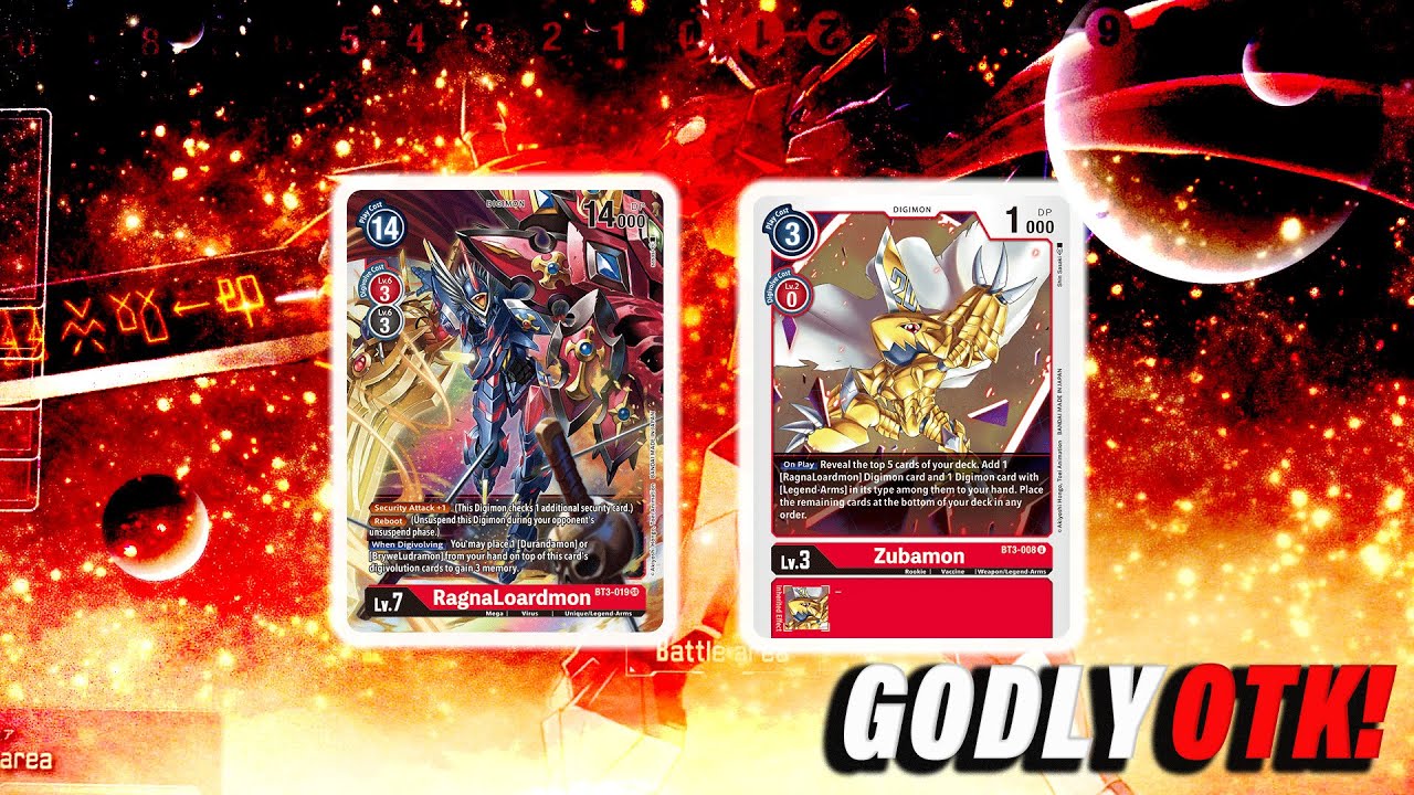Digimon TCG BUDGET Ragnaloardmon Red OTK?! Digimon Set 1.5 Deck Profile (2021)