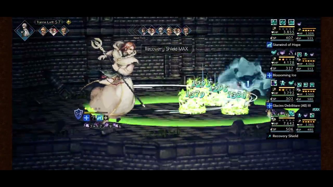 Octopath COTC GEP Cleric Tower Floor 5 EX2 in 80T (!)