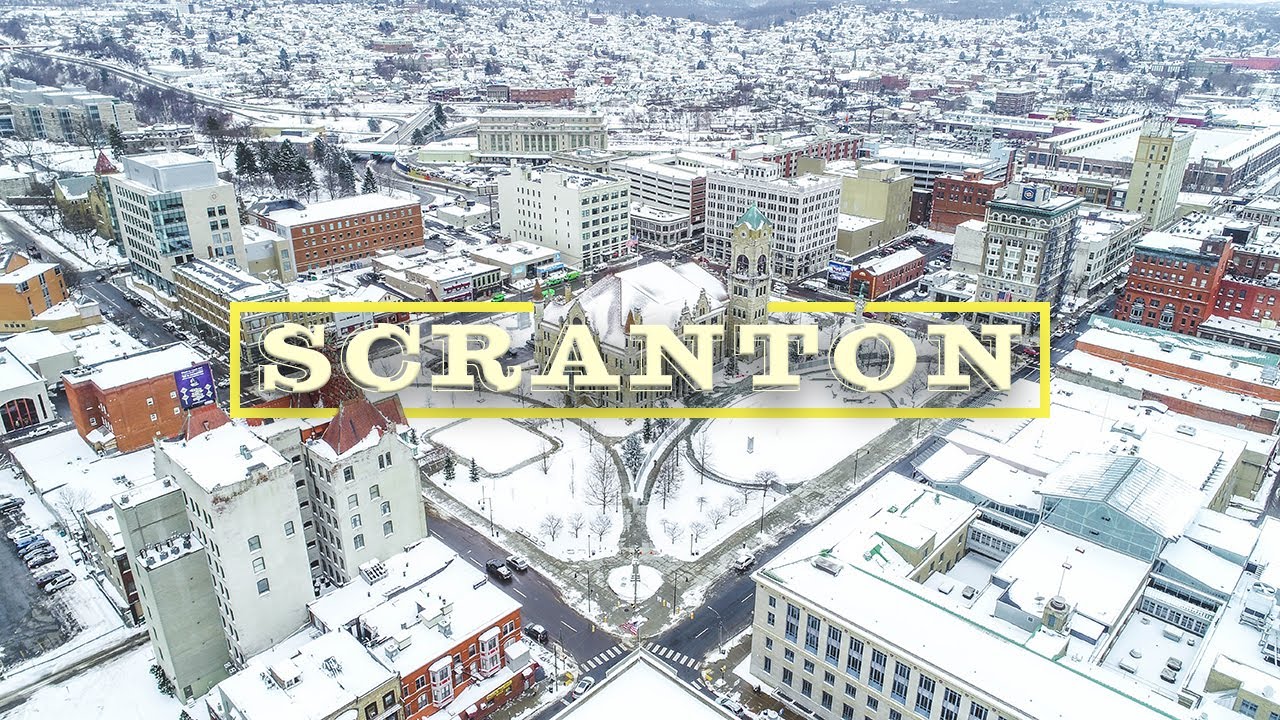 Scranton, Pennsylvania Drone Video