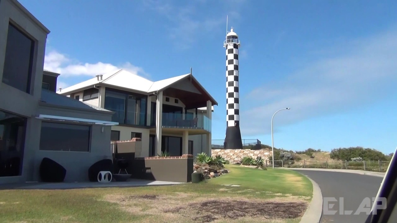 Bunbury, Western Australia. Driving through the city.