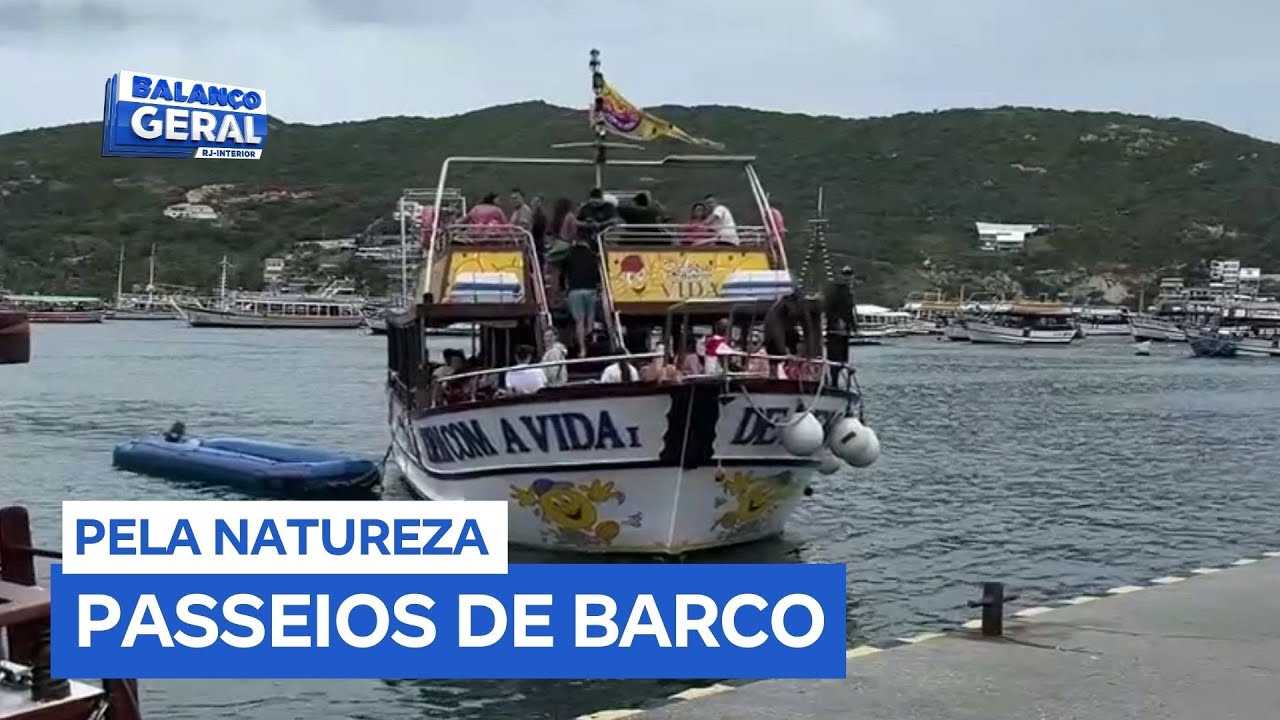 Fundação anuncia mudanças para passeios de barcos realizados em Arraial do Cabo (RJ)
