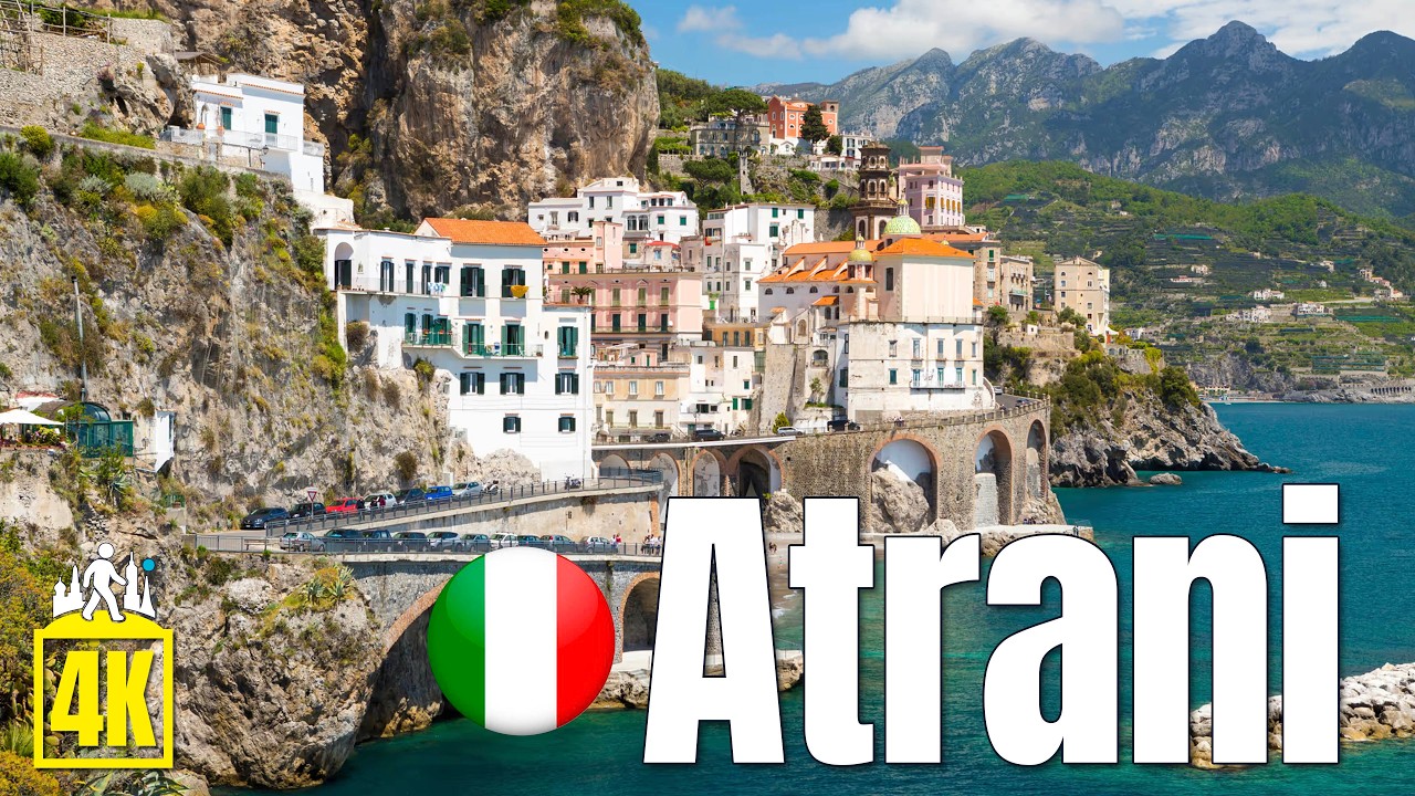 Atrani Walking Tour 🇮🇹 | Hidden Gem of the Amalfi Coast in 4K
