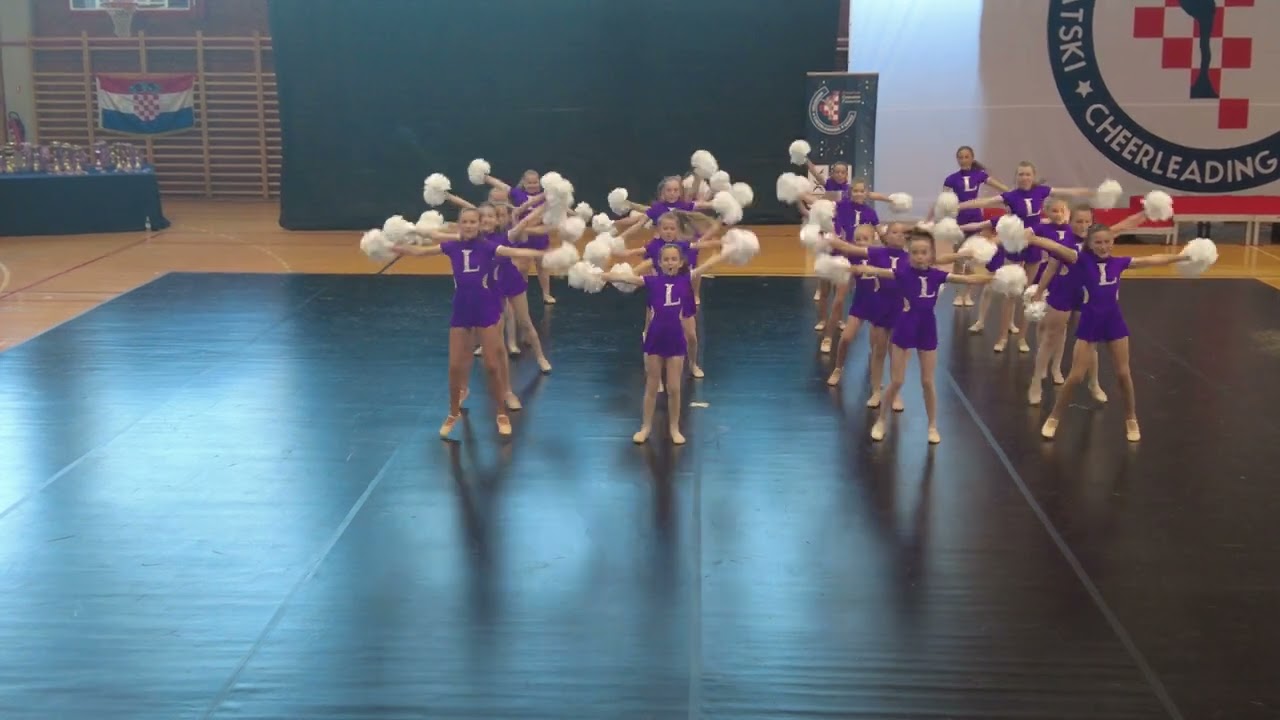 Plesni klub Lana, prvenstvo Hrvatske u cheerleading-u Vrbovec 11.06.2022 drugi dio.