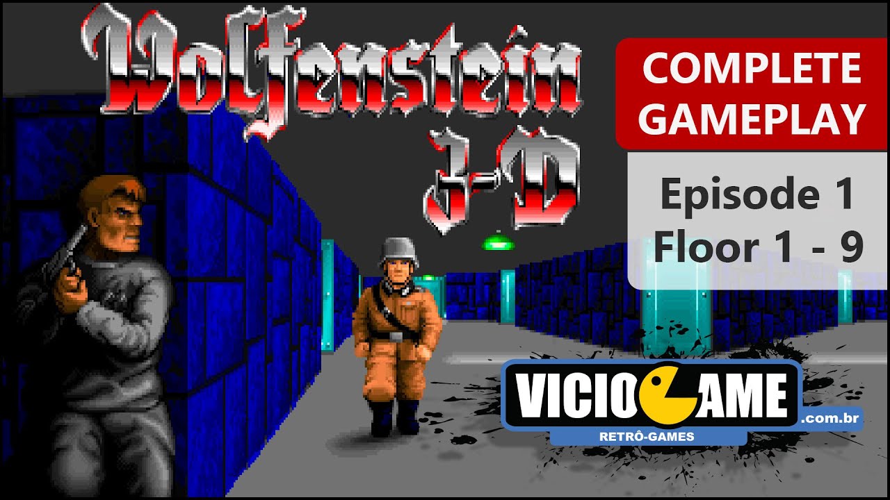 🎮 Wolfenstein 3D (PC) - Complete Gameplay