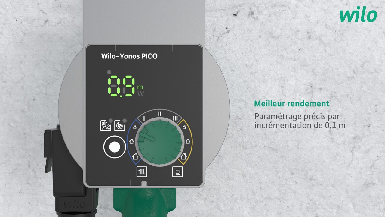 Wilo-Yonos PICO, le circulateur haut rendement pour l'habitat individuel