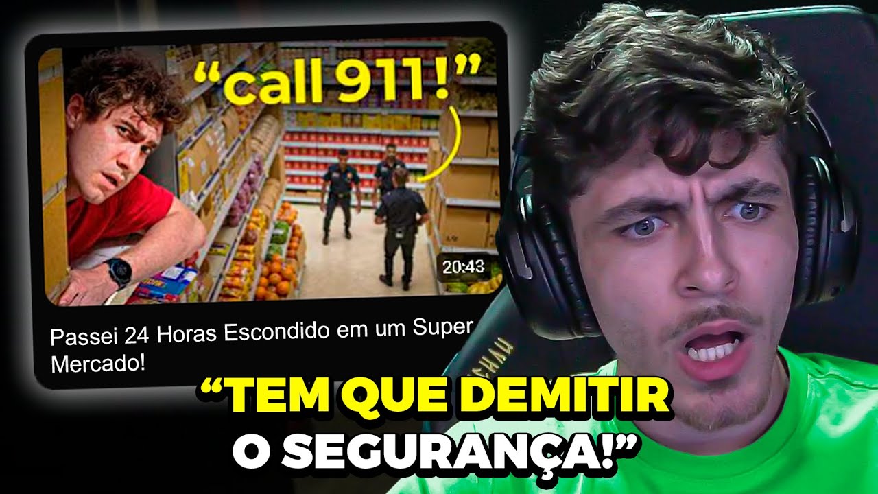 SUETAM REAGE: Por quanto tempo dá para viver escondido em um mercado?