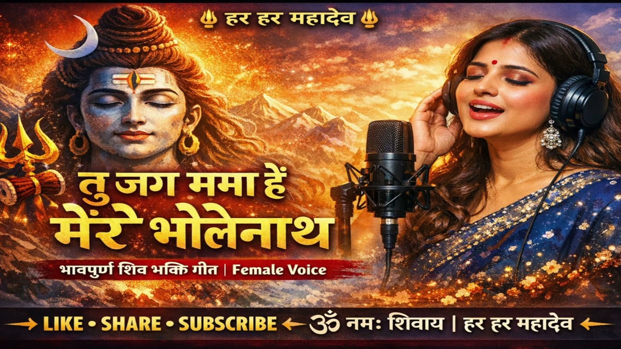 तू जग में समाया है मेरे भोलेनाथ | Female Voice Shiv Bhajan | New Bhole Nath Song 2026