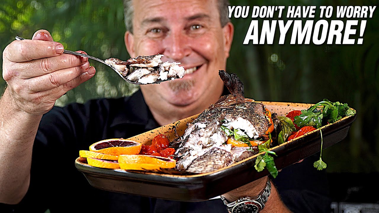How to Cook NO STICK FISH on the Grill | Grilled Hogfish Recipe
