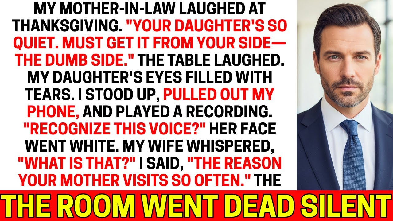 Mother-In-Law Called My Daughter Dumb at Thanksgiving. Table Went Silent When I Did This.