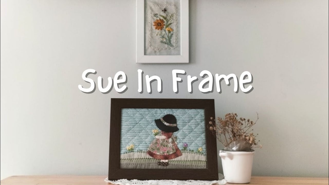 Quilting: Sue in frame
