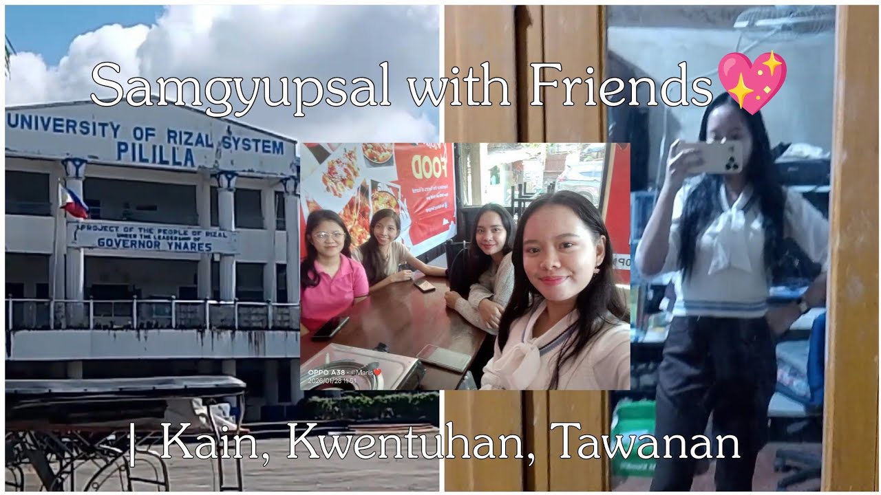 Samgyupsal with Friends | Kain, Kwentuhan, Tawanan 🍖💖