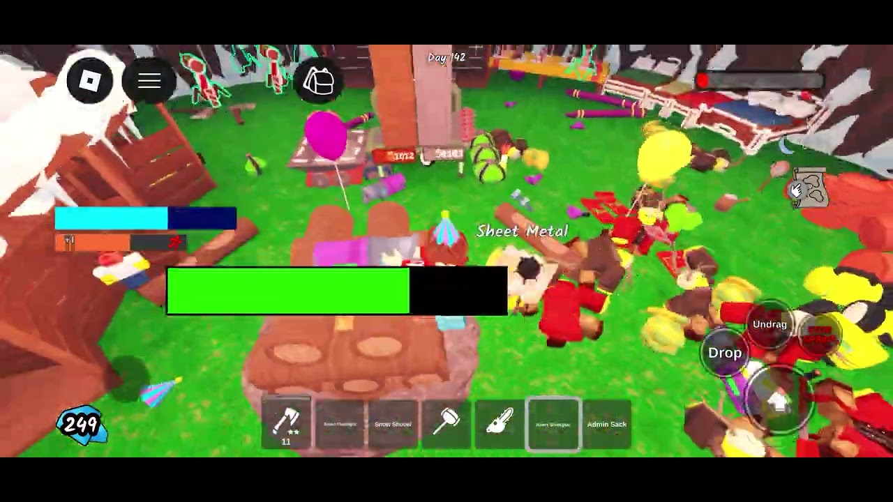 Admin in 99 nights in the forest is taking care of us! #roblox #99nightintheforest