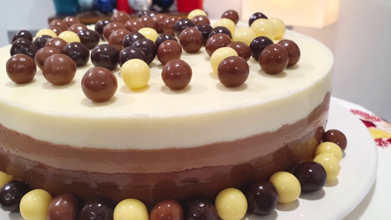 Tarta de 3 chocolates con turrón ESPECIAL NAVIDAD SIN HORNO