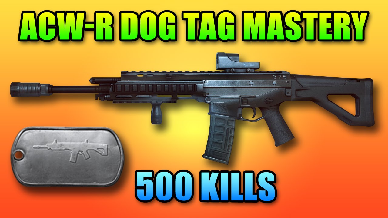 BF4 ACW-R Mastery Dog Tag | 500 Kills Battlefield 4 Carbine Gameplay