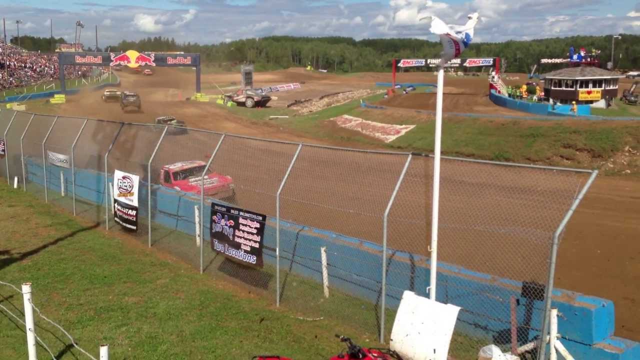 9/1/13 TRAXXAS TORC Crandon,WI SCARY CRASH!!