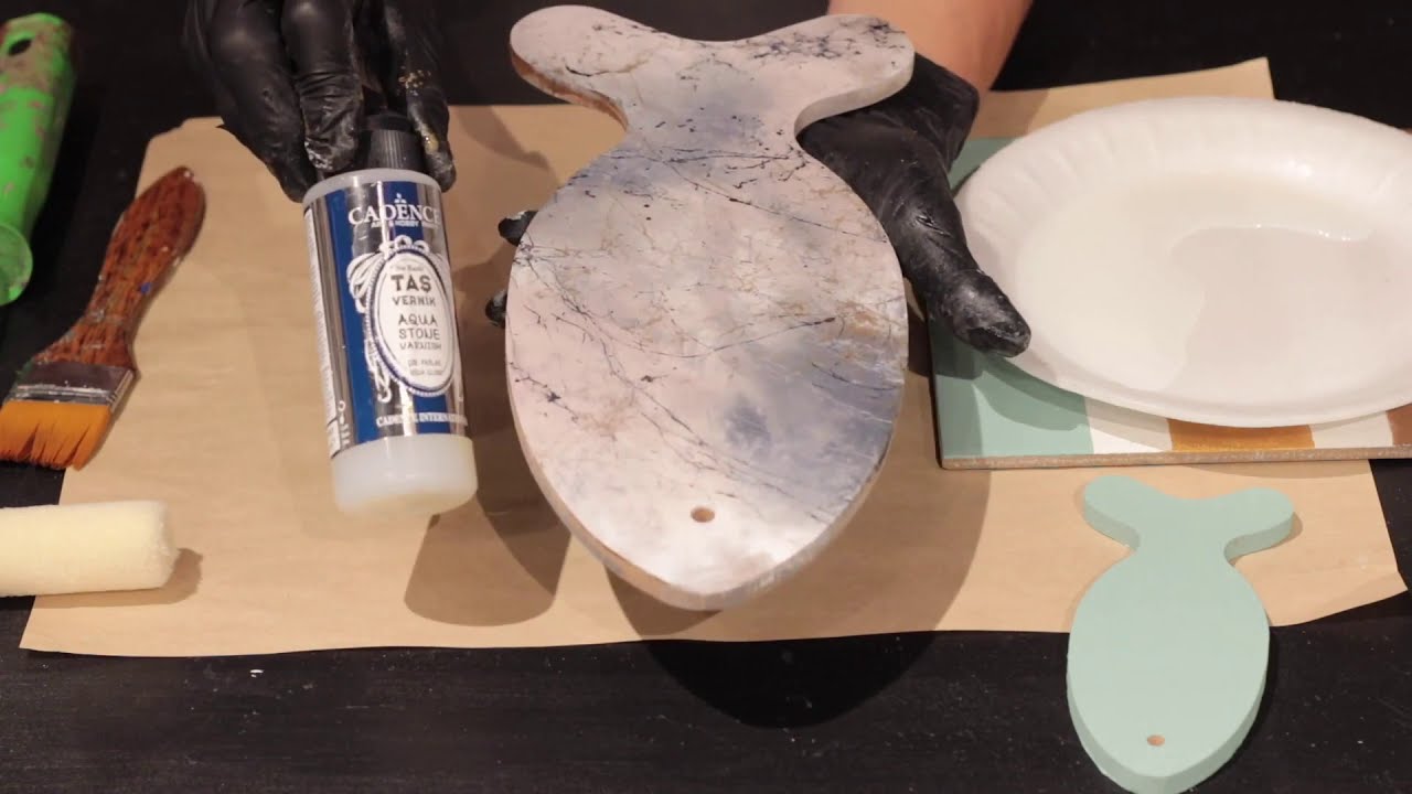 Aqua stone Varnish | ورنيش بيعمل طبقه عازله قويه و لامعه زي الزجاج