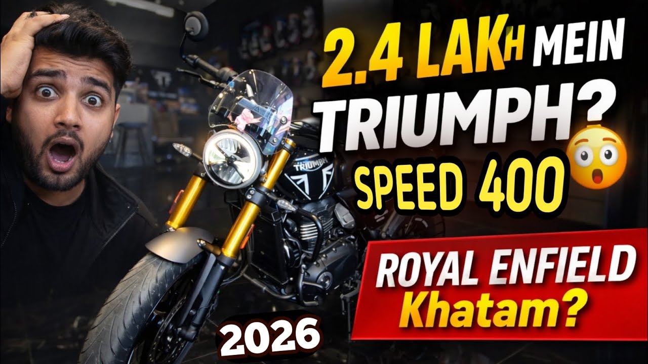 2.4 Lakh me Triumph? Sach me value for money ya sirf hype? || @AdnanVlogs03 #speed400 #triumph 