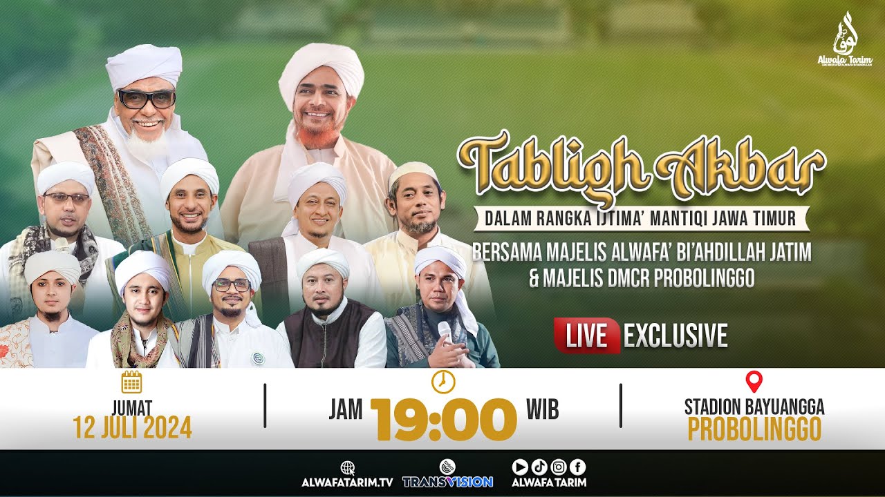 🔴LIVE | TABLIGH AKBAR DAN IJTIMA' MANTIQI MAJELIS AL WAFA BI'AHDILLAH JATIM, PROBOLINGGO 2024