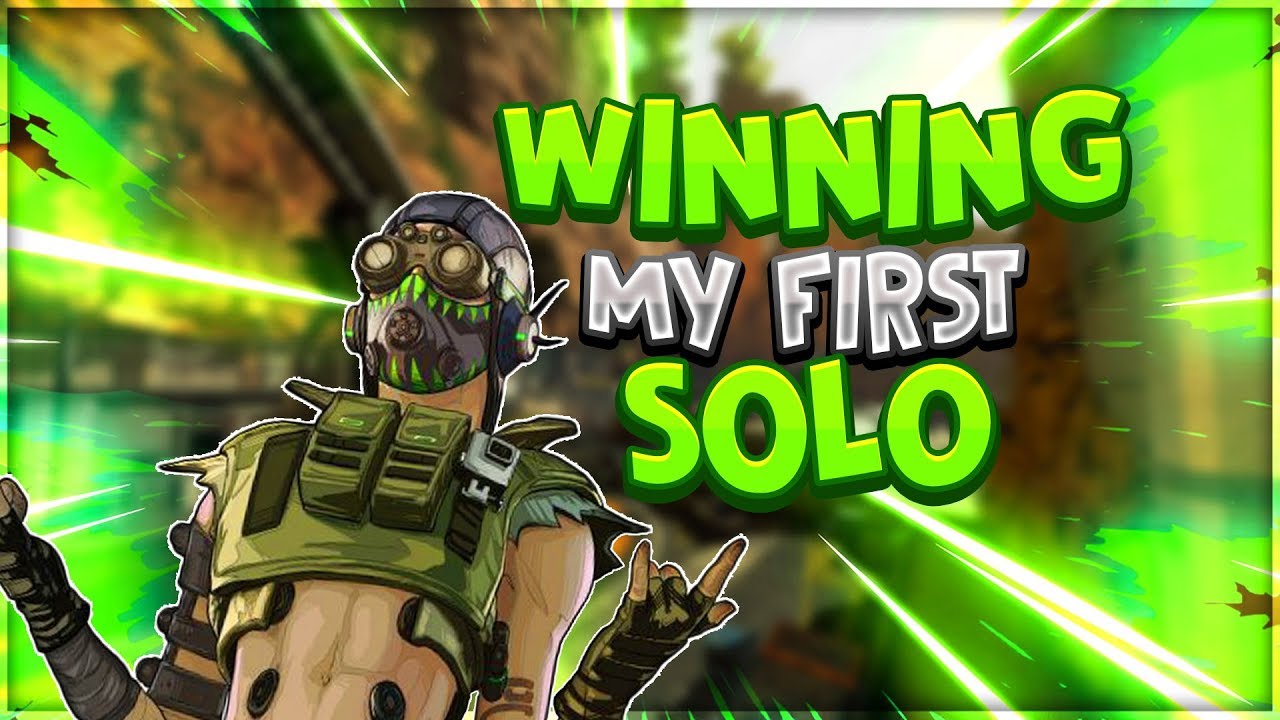 Winning My First Solo Game! - Seagull - Apex Legends