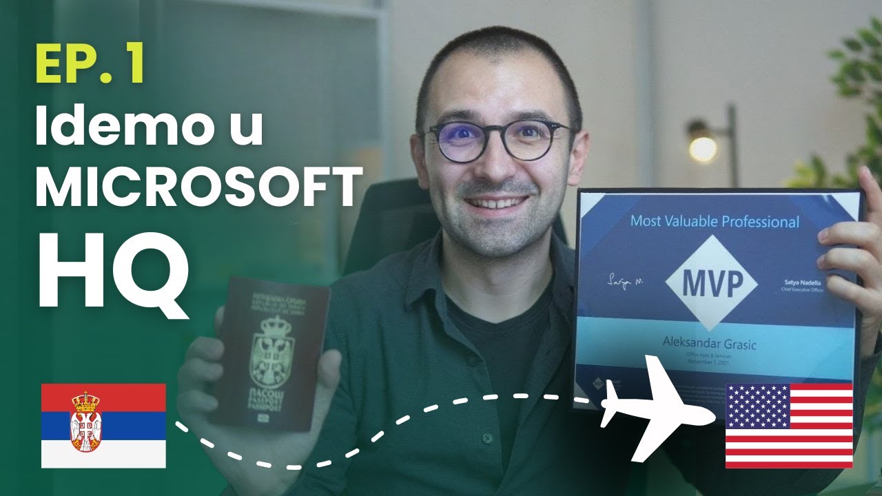 MVP Summit Vlog Ep. 1 – Od Beograda do Microsoft sedista u Redmondu | Microsoft MVP iskustvo