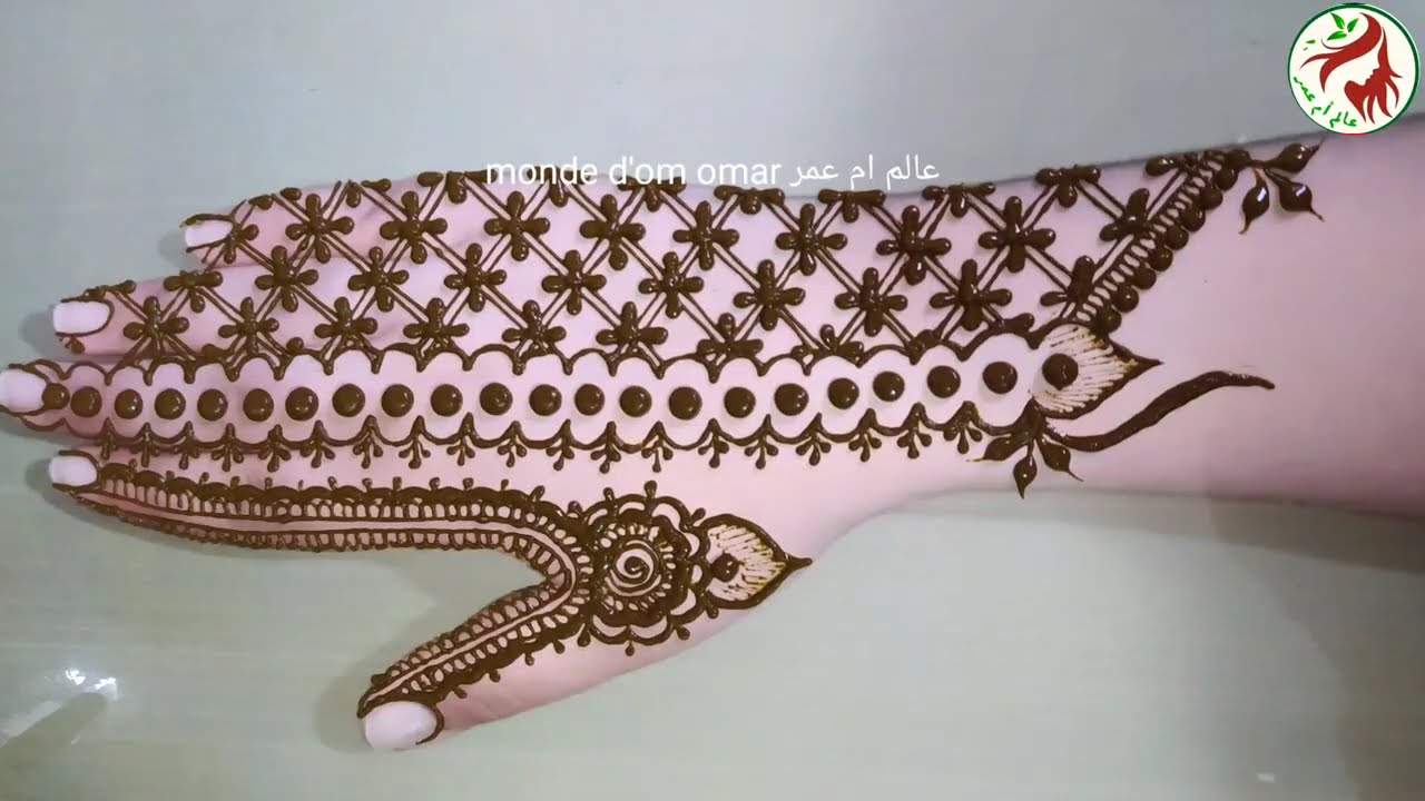 نقش هندي رائع وسهل جدآ للمبتدئات 😍 بستيل جديد ديال شبيكة