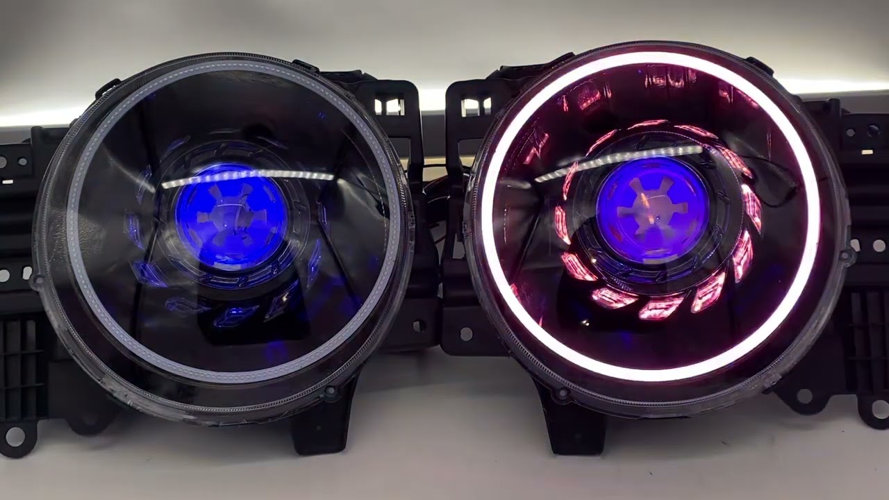 FJ Cruiser Turbine Stage 3 Bi-LED Color Changing Headlights
