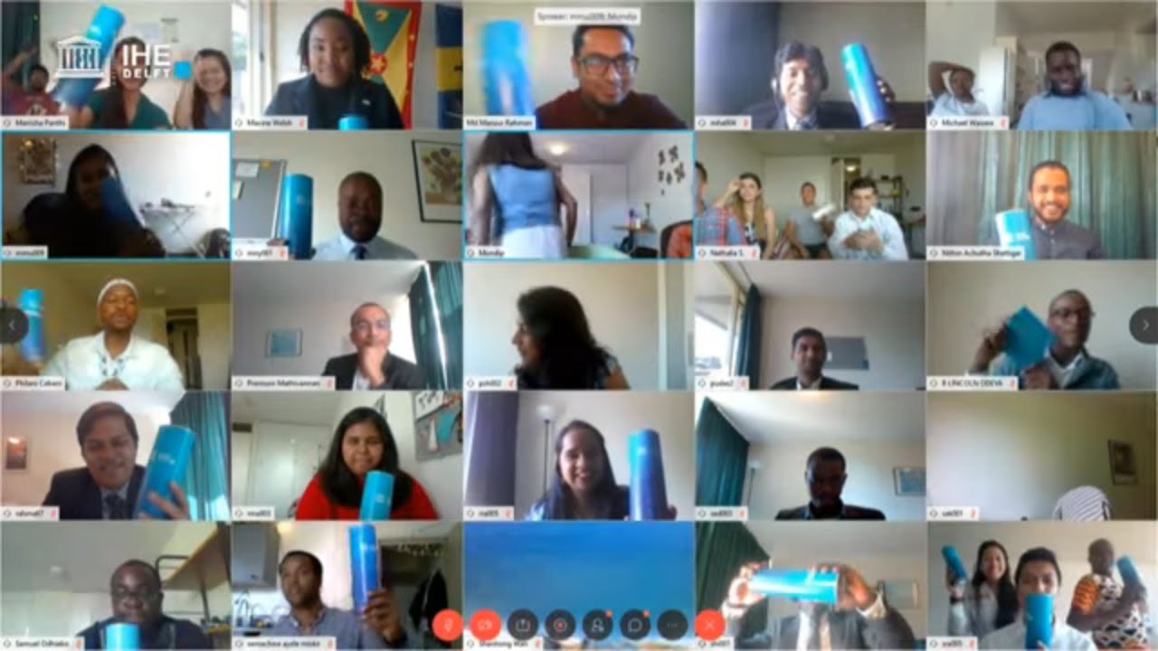 IHE Delft 💧 Online Graduation Ceremony 2020