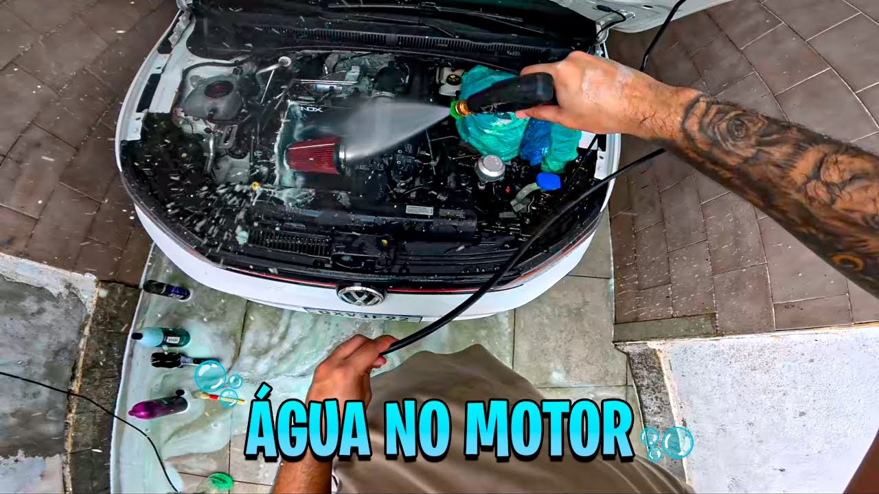 LAVEI O MOTOR DO POLO GTS COM ÁGUA *fiquei com medo*