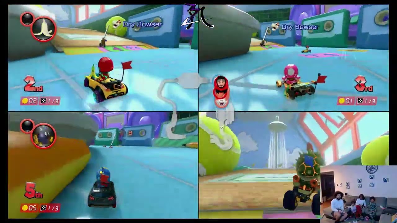 Mario Time with the Family! MK8DX and Mario Wonder