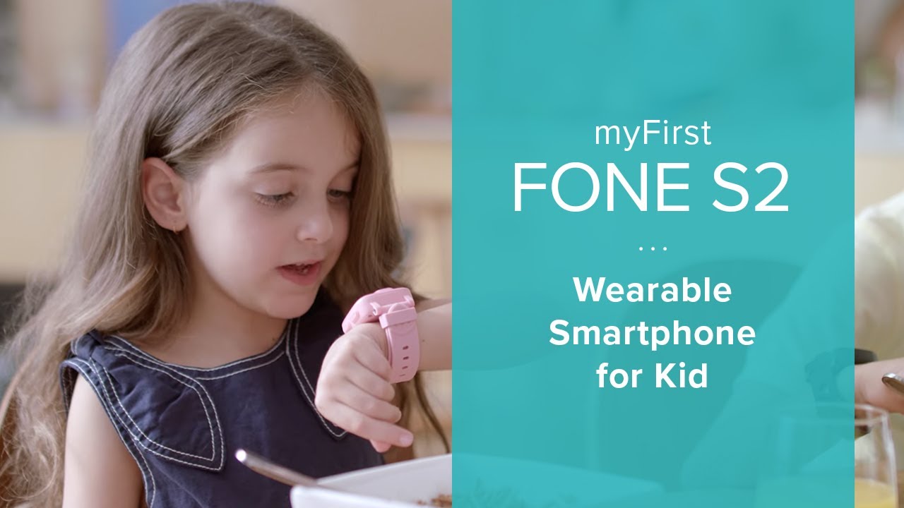 myFirst Fone S2 - Wearable Smartphone for Kid. With 3G Voice  & Video Call, GPS & Care Call function