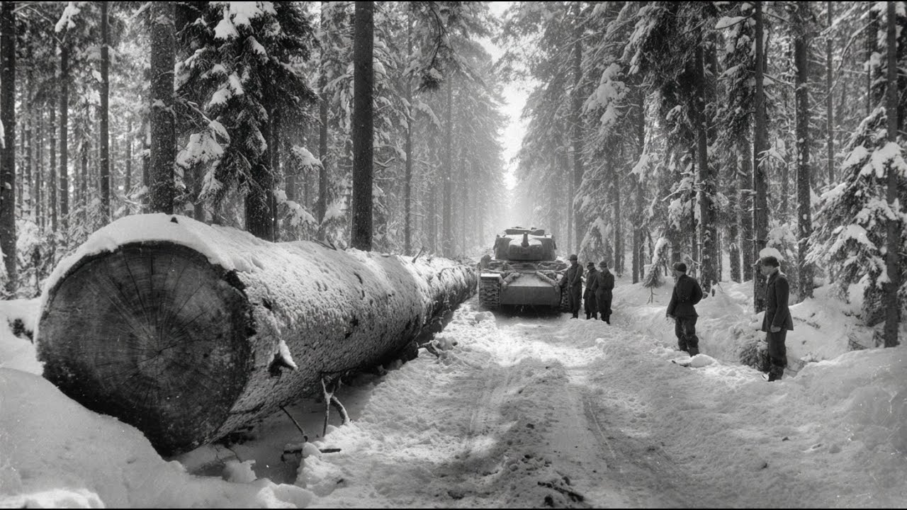 Neuvostotankistit nauroivat puunrungoille, kunnes suomalaiset käyttivät niitä telojen tuhoamiseen