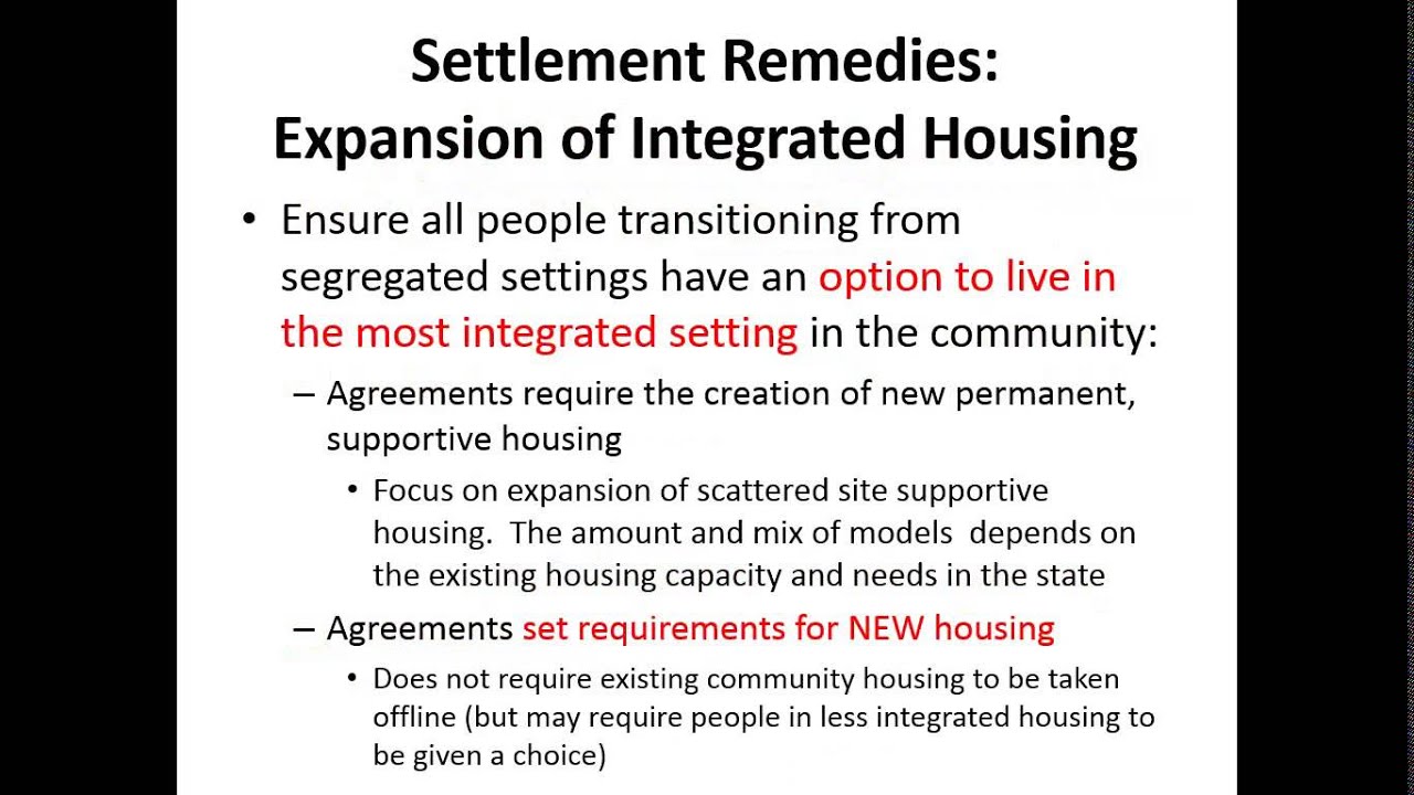 Housing for People with Disabilities: A Civil Rights Lens
