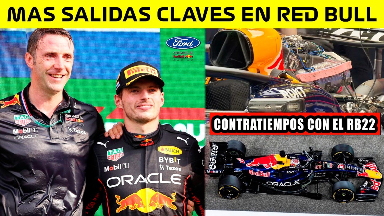 🚨RED BULL PIERDE una PIEZA CLAVE💥 MAS SALIDAS en MILTON KEYNES❌ La REALIDAD del RB22🤔 MAS LEJOS de