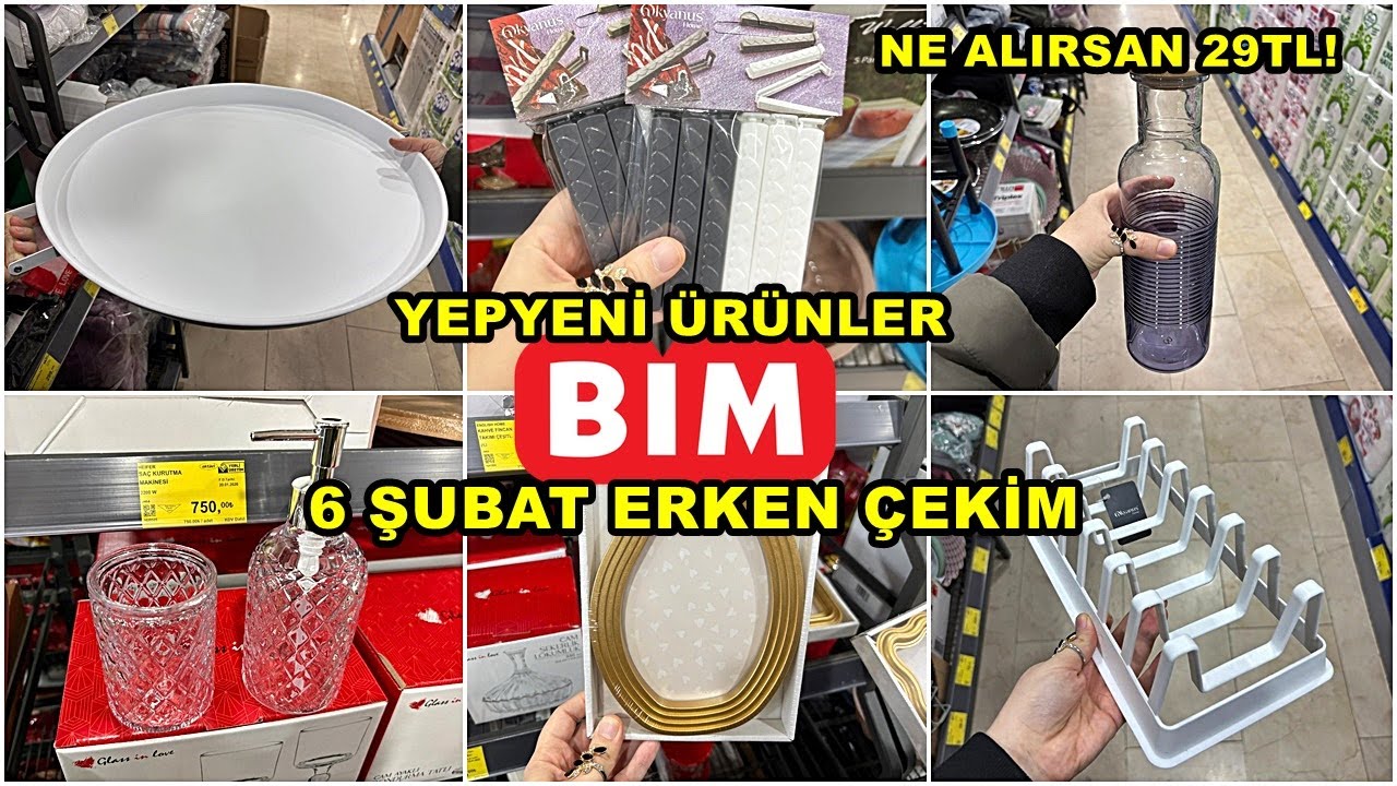 BİME GELDİ HEMEN ALDIK💃BİM 6 ŞUBAT 2026 CUMA💃/GERÇEK İLK VE TEK ERKEN ÇEKİM❗️/YEPYENİ ÜRÜNLER/