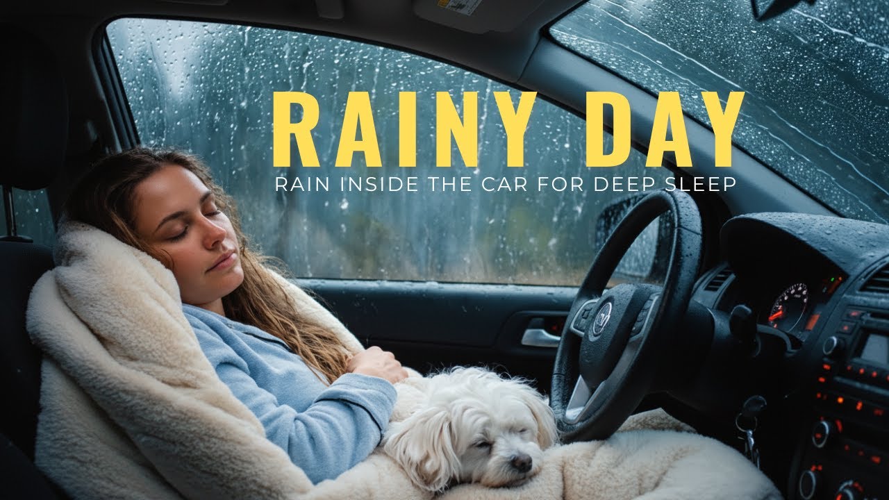 Gentle Rain & Distant Thunder for Deep Sleep – Relax Quickly, Calm Your Mind & Sleep Peacefully🌧️😴