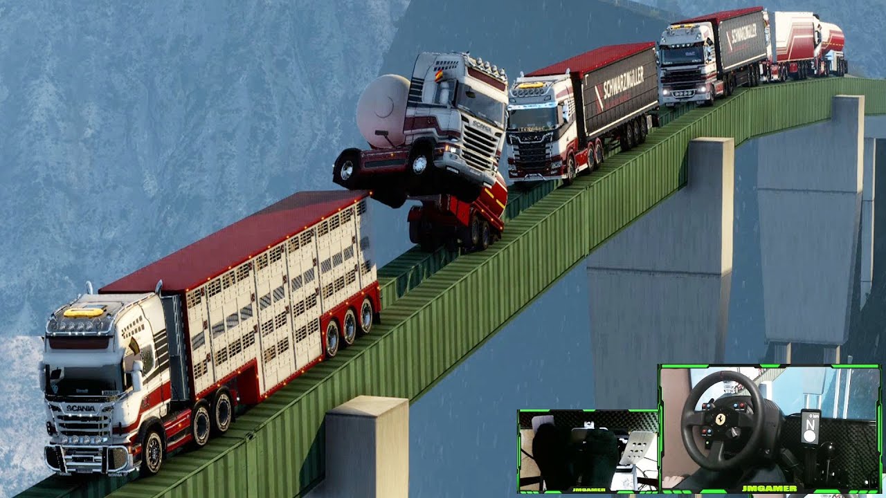 Esta Ruta Es Un Infierno De Curvas y Peligros Convoy Empresa LogisticaJM | Euro Truck Simulator 2