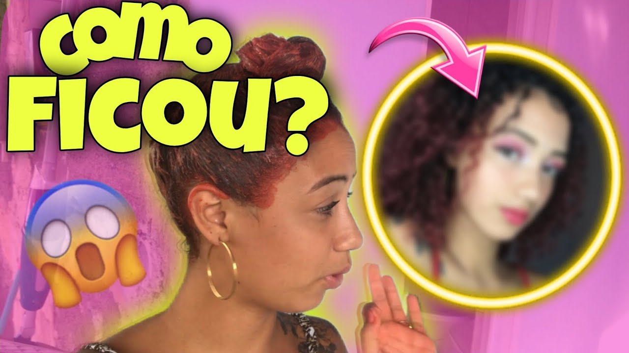 TAQUEI TINTA NOVAMENTE NO CABELO😱