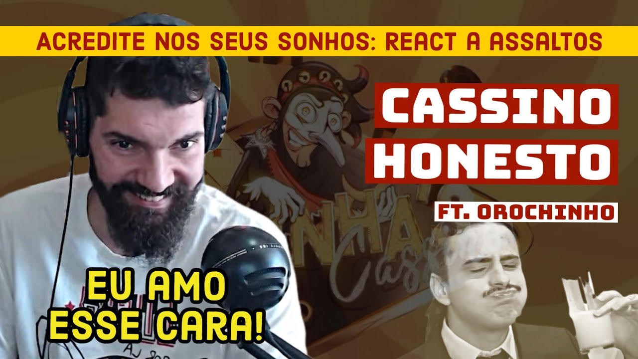 Felipe Neto? Blaze? AQUI É OROCHINHO e o CASSINO HONESTO! | João Carvalho REAGE