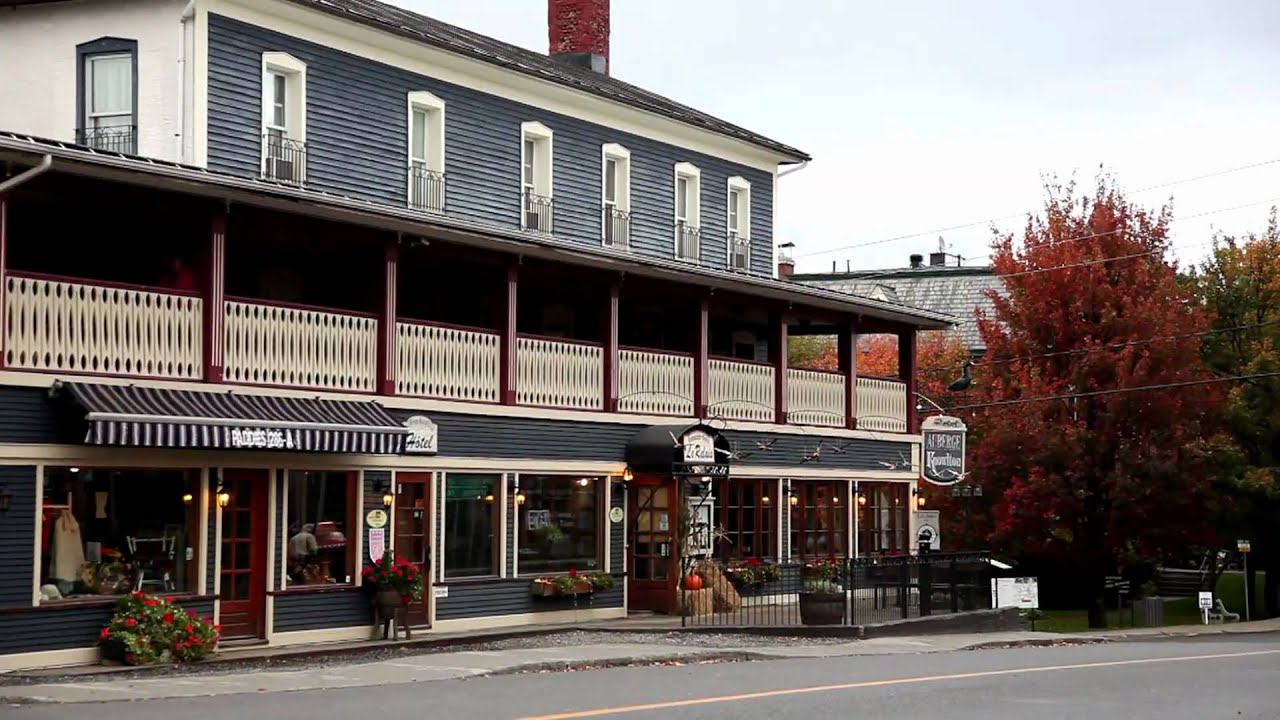 Le village historique de Knowlton - Lac-Brome, Québec, Canada