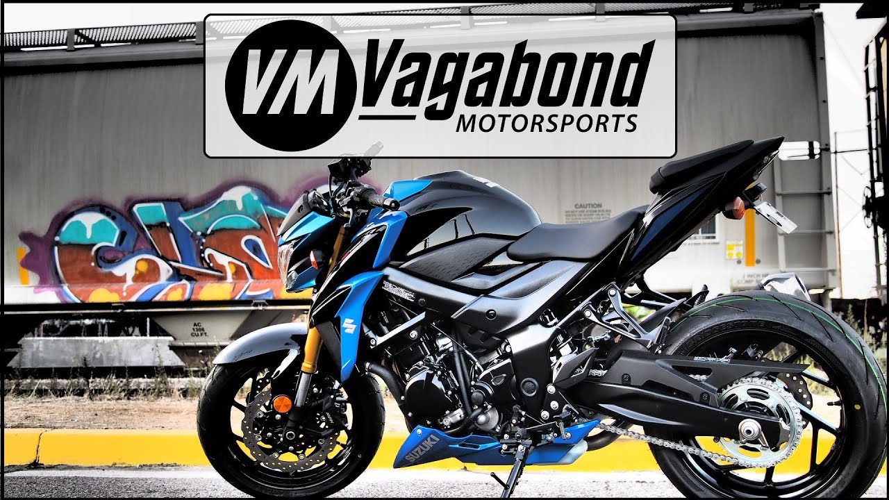Установка дополнительного заднего крыла на Suzuki GSX-S750 2017 года - Vagabond Motorsports VM-SS710