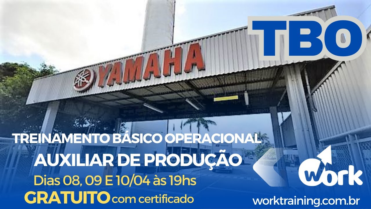 TBO AUXILIAR DE PRODUÇÃO  (TREINAMENTO BÁSICO OPERACIONAL P/ AUXILIAR DE PRODUÇÃO) - 10.04 - FINAL