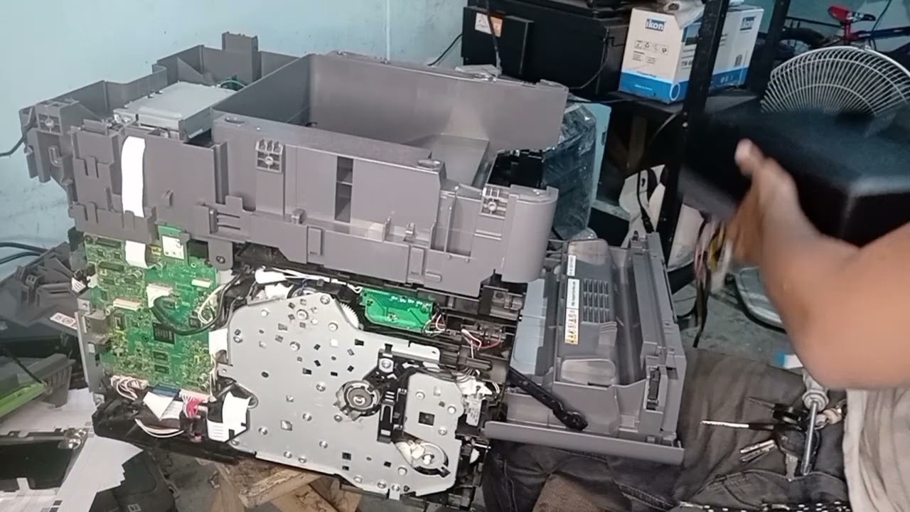 brother mcf-L5900dw laser unit cleaning,#howto clean laser unit, left side faded print problem solve