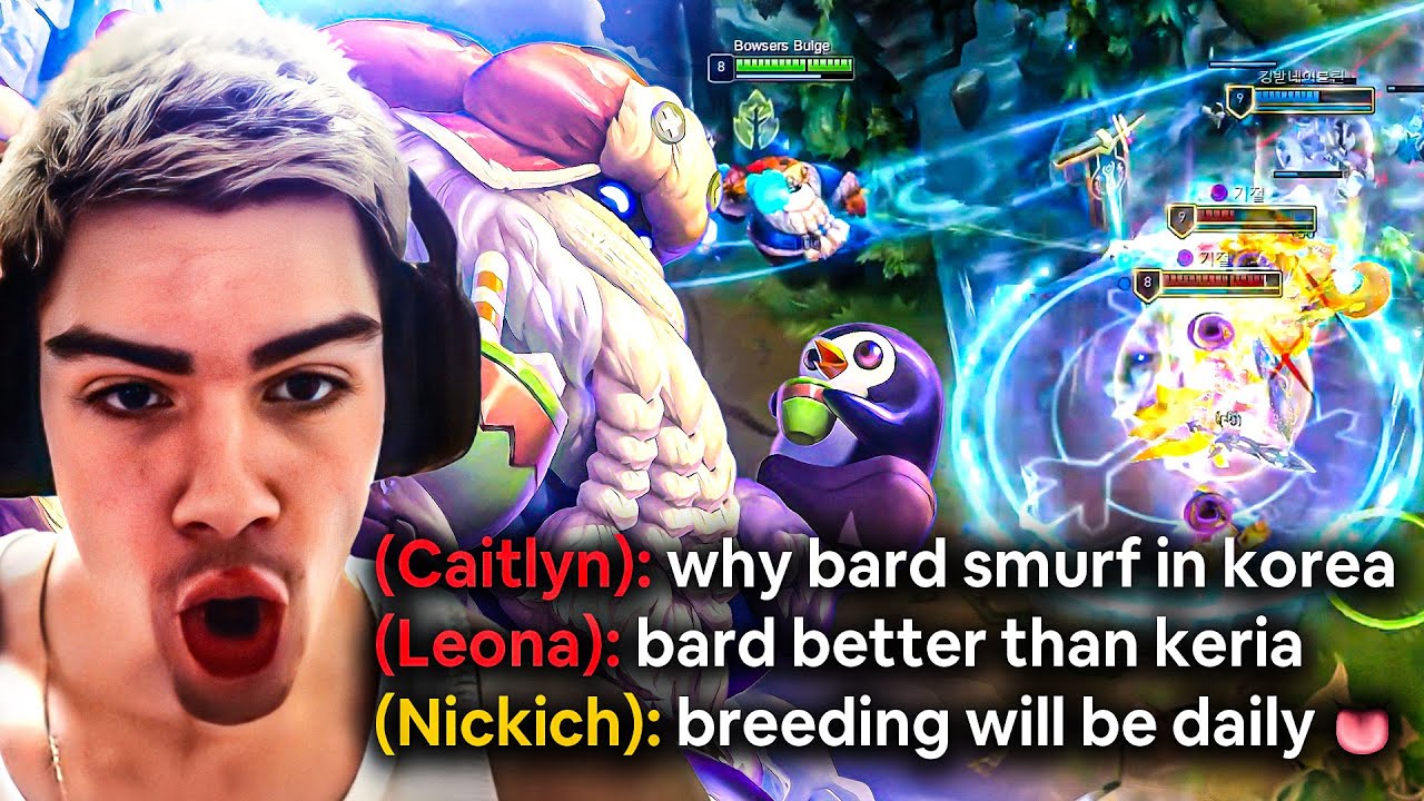 HOW THE NA BARD GOAT SMURFED ON KOREAN PLAYERS