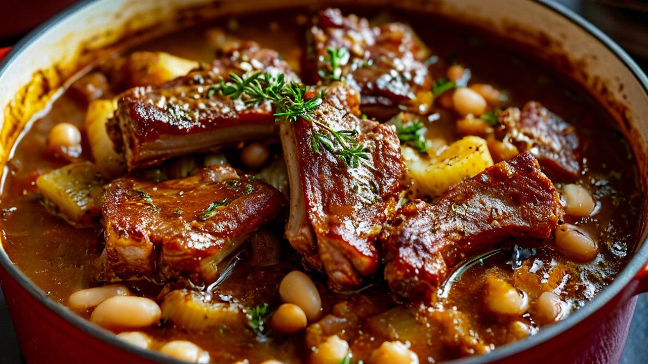 Rippchenragout, von dem Sie sich nicht losreißen können. Das perfekte Wohlfühlessen für kalte Tage!