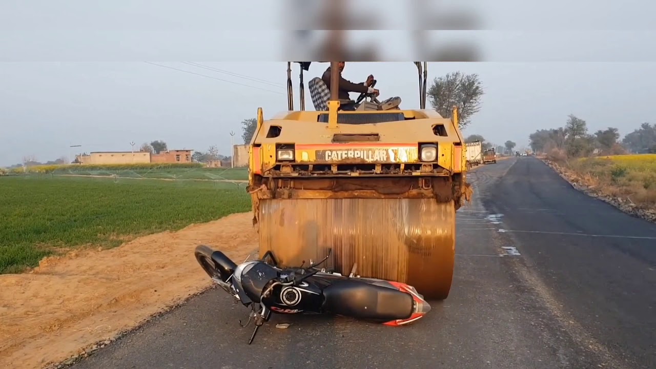 Road Roller vs Bike