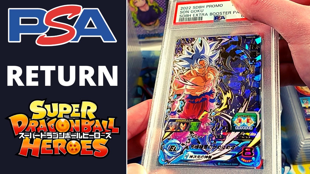 More FIRE 🔥 Graded Super Dragon Ball Hero Cards | PSA Return