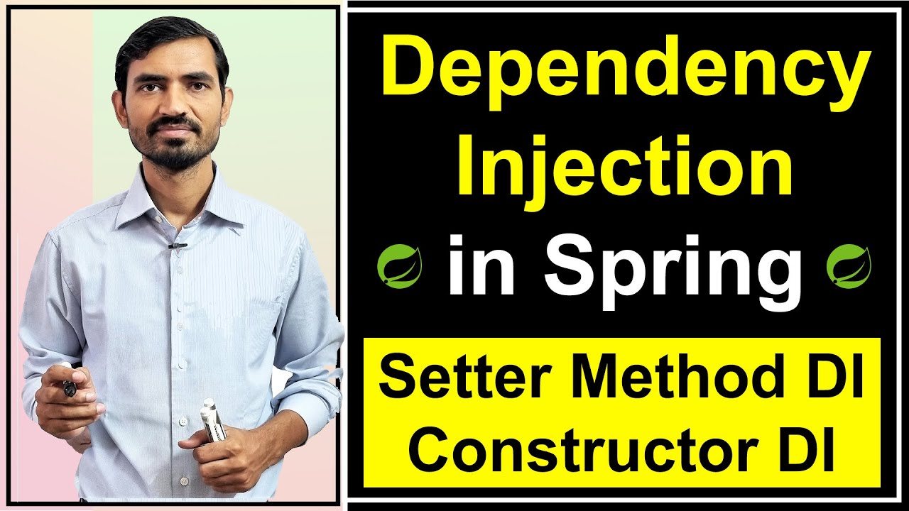 #6 Ways of Injecting dependencies | Setter Method & Constructor Dependency Injection in Spring Hindi