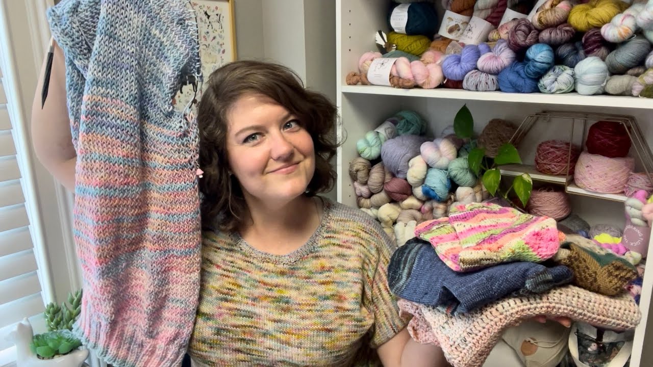 Podcast 45: Lots of Summer Knitting and Crochet! Socks, shirts, and sweaters!