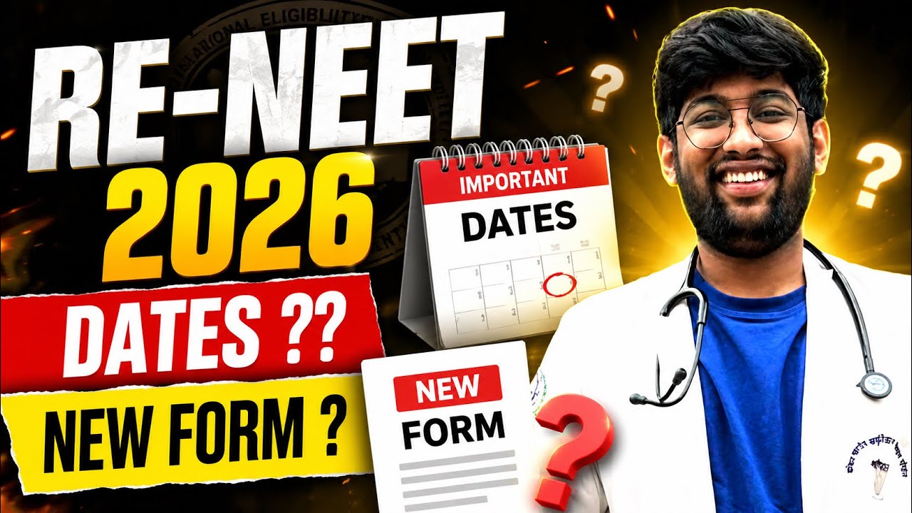 Re-NEET 2026 Dates😱?? New form ? All details